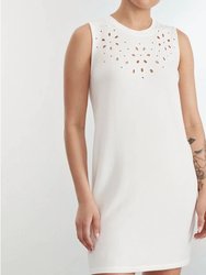 Eyelet Dress - White