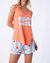 Feeling Spritzy Tank Top In Orange - Orange