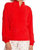 Festive Cable Knit Quarter Zip - Scarlet