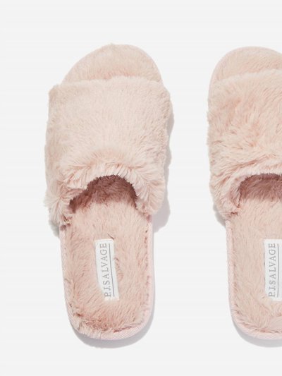 PJ Salvage Luxe Plush Slides In Blush product