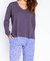 Molly Modal Top In Violet - Violet