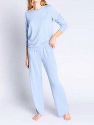 Reloved Lounge Top And Pants - Ice Blue