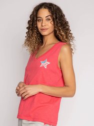 Star Spangled Tank Top - Red