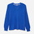 Waffle Knit Long Sleeve Lounge Top In Royal Blue - Royal Blue