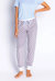 Winter Wood Velour Pajama Pants - Grey Polka Dot
