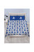 Layer Rotary Marl Duvet Set - Blue/White