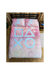 Marble Duvet Set (UK - Single) - Pink/Blue/White