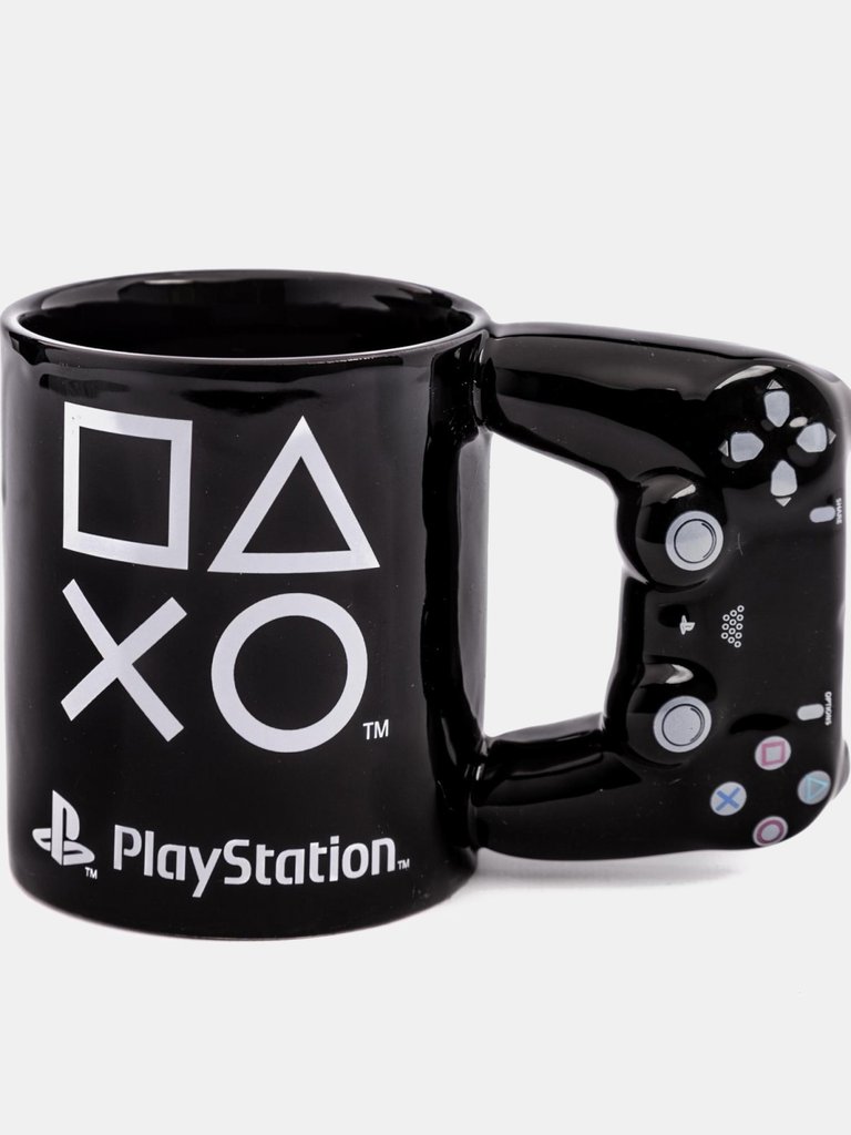 Playstation Controller Mug - Black