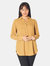 Long Sleeve Erin Blouse in Camel