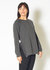 Ruffle Trim Sweatshirt in Charcoal