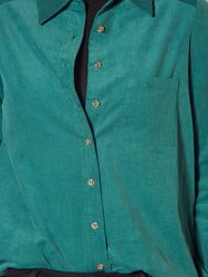 Women's Button Up Corduroy Shirt