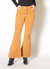 Women's Corduroy Flared Pants - Brick