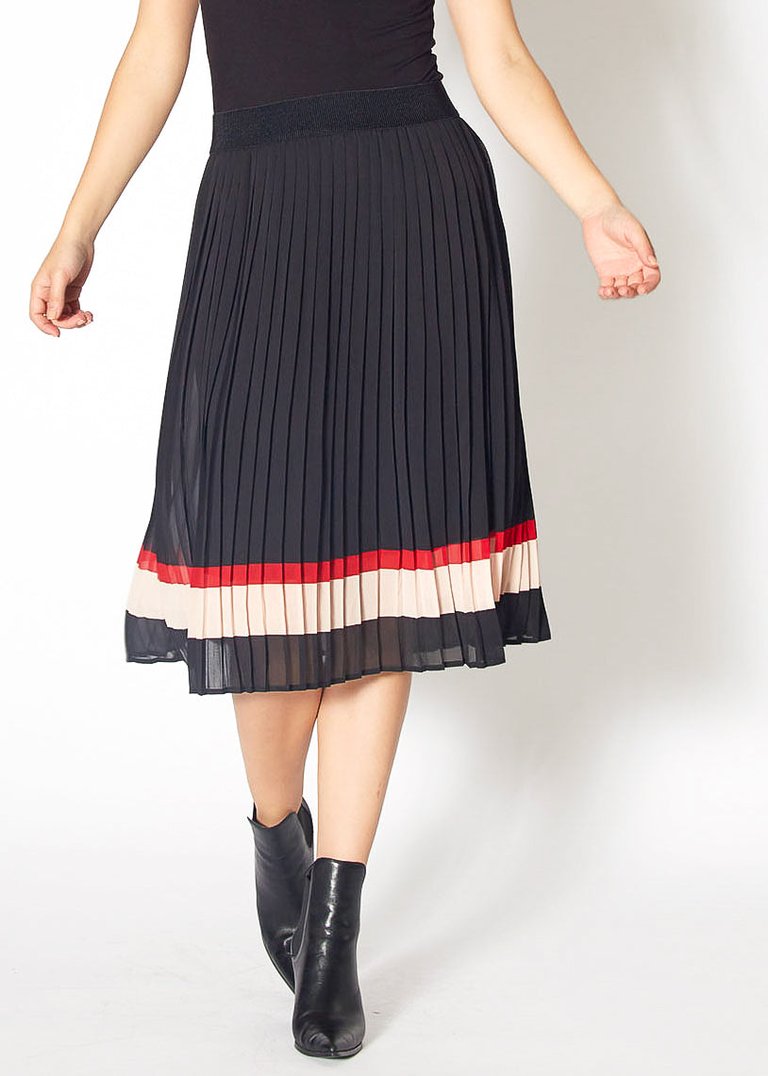 Women's Pleated Chiffon Skirt