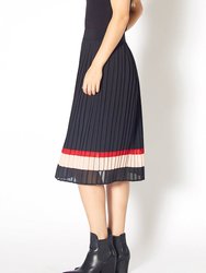 Women's Pleated Chiffon Skirt