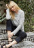 Women's Self-Tie Mock Neck Sweater Top