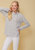 Women's Self-Tie Mock Neck Sweater Top