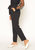 Women's Tie Waist Slim Trouser