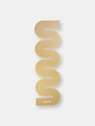 Brass Bookmark in Wave