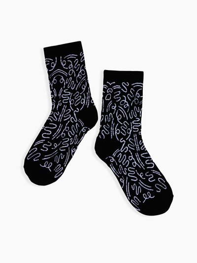 Poketo Cotton Socks In Doodles product