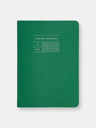 Everyday Notebook in Grid - Green