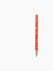 Pattern Twist Pen - Red Chips