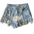 Bleach Splatter Shorts In Light Wash - Light Wash