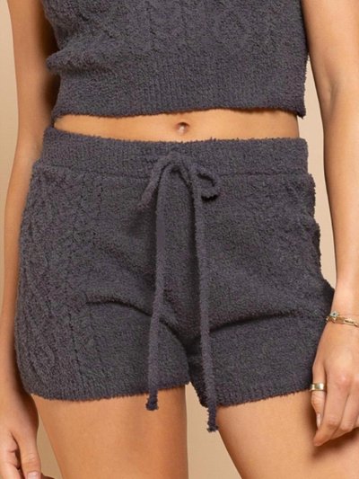 POL Cozy Knit Cable Shorts product