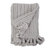 Anacapa Oversized Throw Blankets - Light Grey