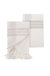 Geneva Brushed Cotton Bed Blanket - Ivory/ Taupe