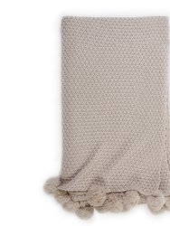 Riley Oversized Throw - Taupe