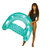 Deluxe Glitter Sun Chair Jumbo - Aqua Glitter - Aqua Glitter