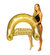 Deluxe Glitter Sun Chair Jumbo - Gold Glitter - Gold Glitter