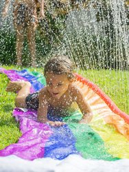 PoolCandy Rainbow Collection Backyard Water Slide