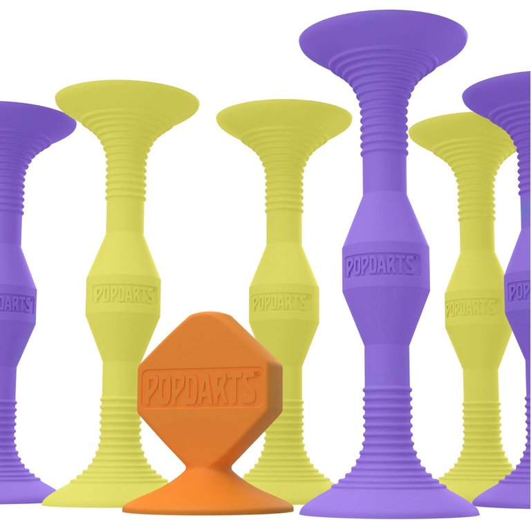 Original Popdarts® Set- Purple/ Yellow - Purple/ Yellow