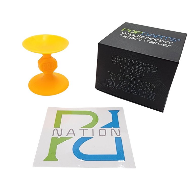 Pro Wigglenobber™ Target Marker Plus "PD Nation" Decal - Yellow