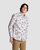 Hunting Hawk Printed Casual Button Down Long Sleeve Shirt