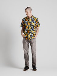 The Shirt With The Tropical Orange Lily Print