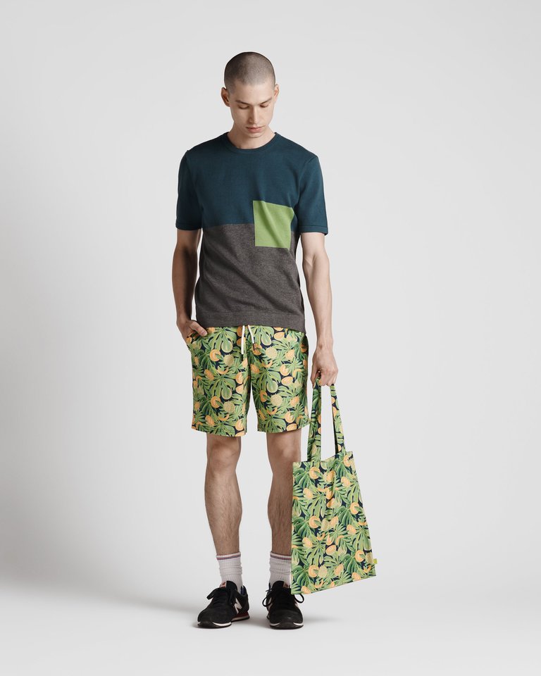 The Shorts With The Cantaloupes Print - Medium