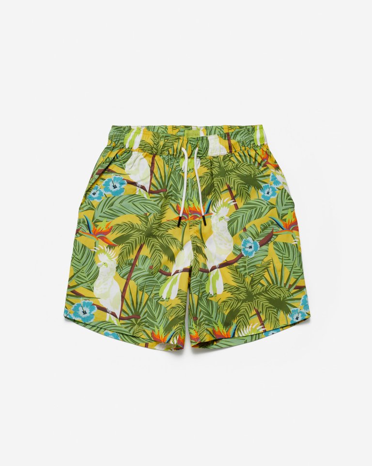 The Shorts With The Cockatoos Print - Extra Large