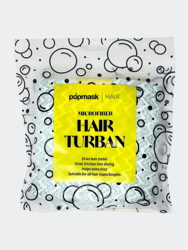 Fast Hair Drying Microfiber Hair Turban Green (Single)