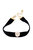 Golden White Cloud Rose Black Velvet Choker