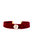 Golden White Cloud Rose Red Velvet Choker - Red/White/Gold