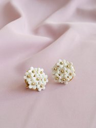 Mini Daisy Cluster Clip-On Earrings