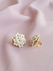 Mini Daisy Cluster Clip-On Earrings