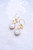 Mini Porcelain Moonlight Rose Drop Earrings