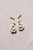 Mini Porcelain Pretzel Earrings