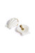 Porcelain Clam Shell Statement Stud Earrings