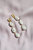 Porcelain Cowrie Shell Linear Earrings