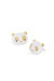 Porcelain Lucky Panda Stud Earrings