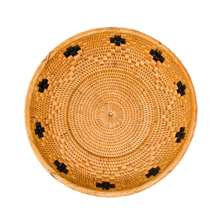 Balinese Greeting Basket - Brown